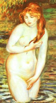 Pierre Auguste Renoir : The Bather(After the Bath)